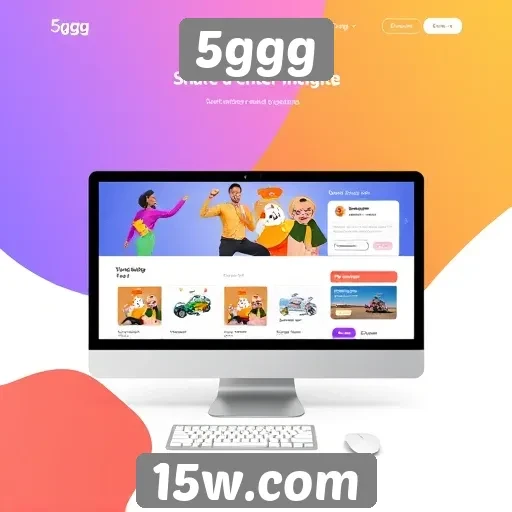 User experience e interface do site 5ggg